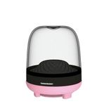 BeisDirect Harman Kardon AURA STUDIO 4/3 Nesil Ses Yuvası Taşınabilir Bluetooth Hoparlör Masaüstü Silikon Stand Koruyucu Kılıf Yuvası (Pembe) için Masa Hoparlör Standı