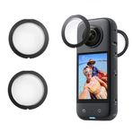 BeisDirect Insta360 X3 Aksiyon Kamerası Aksesuarları için Lens Kapağı Koruyucu Kapak Yapışkan Lens Korumaları Koruyucu Insta 360 ONE X 3 Aksesuarlar için