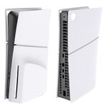 BeisDirect PS5 İnce Konsol için Ön Paneller Kılıf Kapak Silikon Kaplama Kapak, Toz Kapağı Yan Plakalar Playstation 5 İnce Aksesuarlar için Silikon Koruyucu Kılıf (Optik Sürücü Sürümü, Beyaz)