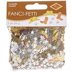 Beistle Fanci-Fetti Western Icons (bakır, altın, gümüş) Parti Aksesuarı (1 sayı) (1 oz/Adet)