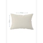 Bej %100 Pamuk Saten Yastık Kılıfı 50 x 70 cm
