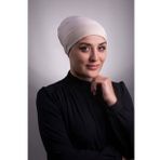 Bej Arkadan Bağlamalı İç Bone Viskon Kumaş Kaymaz Silikonlu 3002_12