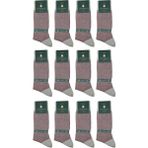 Bej - Bordo Çizgi Desen 12'li Ultra Lüks Bambu Erkek Çorap CRP306 - 41 - 44