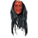Bej Cadılar Bayramı 3D Korku Gerçeklik Tam Kafa Ghoul Maskesi Korkunç Maske Cosplay Parti Kafatası Lateks Dekorasyon Zombi Maskara Disfraz (Yurt Dışından) - Renkli - Yok
