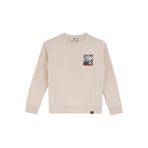 Bej Erkek Çocuk Baskılı Sweatshirt C4WB-SWT4546