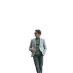 Bej Erkek Yün Ceket Kırçıllı Slim Fit Mono Yaka Torba Cepli Çift Yırtmaçlı Ceket NCS JEANS 4009 BEJ 50