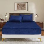 Bej kadife kışlık lastikli çarşaf 90 x 200 cm ekstra sıcak havlu kumaş flanel yatak çarşafı, yüksek yatak tabanı için, düz desenli kutu yaylı lastikli çarşaflar, yükseklik 25 30 cm