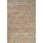 Bej Klasik Pamuk Makinada Yıkanabilir Kaymaz Taban Dijital Makine Baskı Salon Halı-I-Srk_Vintage-153-300x400