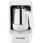 Bej Modern Kahve Makinesi A863-03, Şık ve Kullanışlı Tasarım. - 1BW-Beyaz