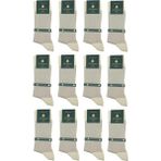 Bej Nokta Desen 12'li Ultra Lüks Merserize Erkek Çorap CRP315 - 41 - 44