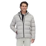 Bej Regular Fit Kapüşonlu Casual Dokuma Mont