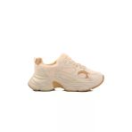 Bej Taba Fileli Kadın Spor Ayakkabı Sneaker