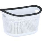 Bej Temiz Çamaşır Sepeti | Çamaşır Selesi 24 L Plastik 45 x 35 - 0
