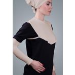 Bej Tesettür Boyunluk Viskon Kumaş Düz 1003_12