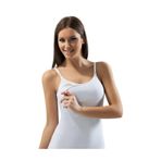 bejamonti chocolate baby kids Askılı Pamuk Emzirme Atleti 2 Adet, M, nımelDRY-2, Beyaz, Kadın
