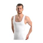 Bejamonti Dikişsiz Vücut Toparlayıcı Erkek Korse, Beyaz, 2XL Beden