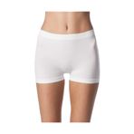 bejamonti Taktel Dikişsiz Boxer Şort Yüksek Bel Külot 2 Adet İç Giyim, XL, TYCT8DBMMN169670963428903, Beyaz, Kadın
