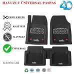 Beka Dacia Duster 2 WD 4x2 2011 4D Havuzlu Yeni Nesil Universal Krom Gri Paspas