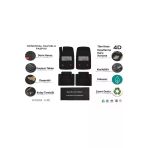 Beka Kia Rio Sedan 2021 4D Havuzlu Yeni Nesil Universal Krom Gri Paspas