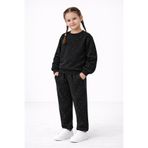 Beka Kids Kız Çocuk Komple Taş Detaylı Pantolonu Cepli Rahat Eşofman Takımı