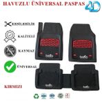 Beka Renault Megane 1 Sedan 2000 4D Havuzlu Universal Kırmızı Paspas