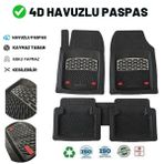 Beka Renault Megane 4 HB 2023 4D Universal Yeni Nesil Siyah Gri Pro Havuzlu Paspas