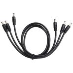 BEKER BNKENX 3 ADET Erkek - Erkek 2.1mm x 5.5mm Tak DC Güç Adaptörü Kablosu DC Güç 5.5 x 2.1mm Erkek Fiş 5.5 x 2.1mm Erkek Uzatma Kablosu Adaptör Konektör Kablosu DC Güç Fişi 1.3FT/40CM