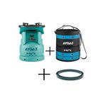 BEKGAZ Aygaz Mini Yeşil 4 lü Set (Mini YE-22 Ocak + Mini Çanta + Mini Altlık + Mini Tüp)