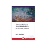 Beklenen Fayda ve Deneyimlenen Fayda - Hatime Kamilçelebi