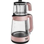 Beko 0,5 L Kapasiteli Pembe Çay Makinesi Çelik Malzeme ile Hızlı Demleme Teknolojisi