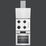Beko 3lü Ankastre Set Beyaz Cam Modern Mutfak Uyumlu A+ Enerji Sınıfı ile Şık Tasarım