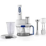 Beko 700W Beyaz Blender Seti, 900ML Kapasiteli, Çok Fonksiyonlu Mutfak Aleti - Ahşap - Beyaz