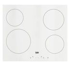 Beko AOV 64400 B 4 Gözlü Vitoseramik Cam Yüzeyli Ankastre Ocak Beyaz