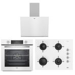 Beko BDE 6062 B - BFC 430 B - BOCD T 6510 EB Beyaz 3'lü Ankastre Set