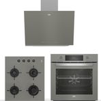 Beko BDE 6062 G - BFC 330 G - BOCD T 6011 EG Yeni Gri 3'lü Ankastre Set