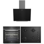 Beko BDE 6062 S - BOCD T 6510 ES - BFC 631 S Siyah 3'lü Ankastre Set