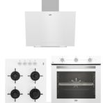 Beko BFC 321 B - BOCD T 6011 EB - BDE 6040 B Beyaz 3'lü Ankastre Set