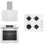 Beko BFC 330 B - BOCD T 6011 EB BDE 6040 B 3’lü Beyaz Ankastre Set