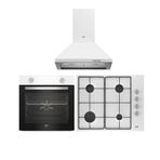 Beko BFM 310 B - BOMD D 6110 EB - ADP 61420 B Beyaz 3'lü Ankastre Set