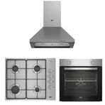 Beko BOMD D 6110 EI - ADP 61420 I - BFM 310 I Inox 3'lü Ankastre Set