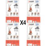 Beko Eitcaretarena 4 Paket 20 Adet Arçelik S 6380 Y Süpürge Modeli Uyumlu Toz Torbası Tt635