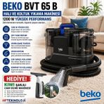 Beko Halı ve Koltuk Yıkama Makinesi + Kiwi Şarjlı Pencere ve Yüzey Temizleyici Hediye - Siyah
