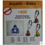 Beko ile uyumlu Tt635 Süpürge Torbası 25 Adet (5li Paket)