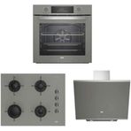 Beko Manhattan BFC430G - BOCDT6510EG - BDE6062G Gri 3'lü Ankastre Set