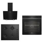 Beko New Black Star 3 Lü Ankastre Set ( Bfc 330 S - Bocd T 6011 Es - Bde 6050 S ) Siyah