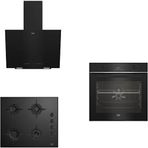 Beko New Black Star BFC 330 S - BOCD T 6011 ES - BDE 6040 S 3'lü Siyah Ankastre Set