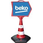 Beko Reklam Yönlendirme ve Tanıtım Ok Dubası - Kırmızı - Beyaz