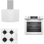 Beko White Star BFC 430 B - BOCD T 6011 EB - BDE 6040 B 3'lü Beyaz Ankastre Set