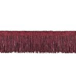 BEL Avenir Dantel Zincir Saçak Süs 3,68 Yard x 2 İnç Polyester Püskül Trim El Örgüsü Ev Aksesuarları Kendin Yap Dekorasyon için (Şarap Kırmızısı, 38,68 Yard x 5 inç)