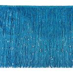 BEL Avenir Püsküllü Zincir Püsküllü Püsküllü Püsküllü Süs Pullu Polyester Dantel Dikiş Süs Ev Giysileri Aksesuarları Latin Gelinlik Kendin Yap Dekorasyon (Mavi, 1,1 Yard X 28 cm)